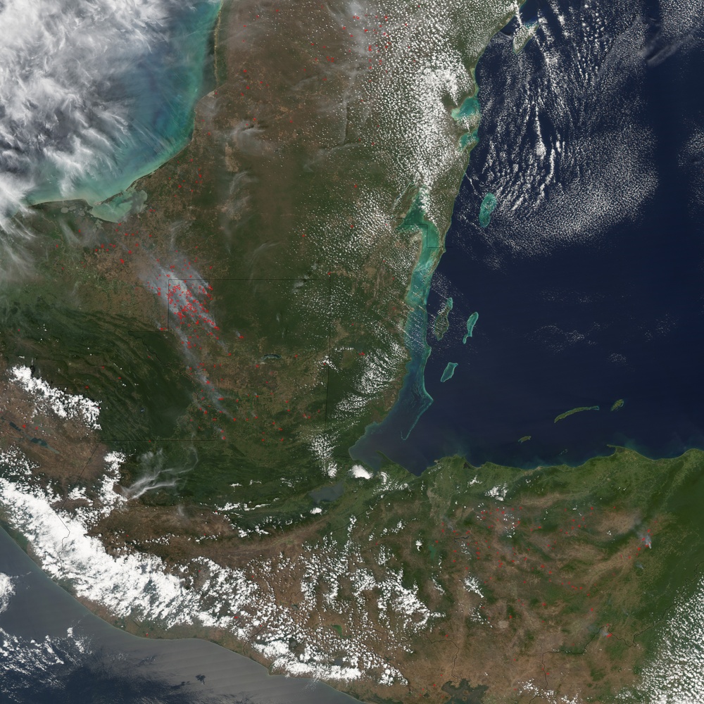 Fires in Laguna del Tigre National Park: Image of the Day