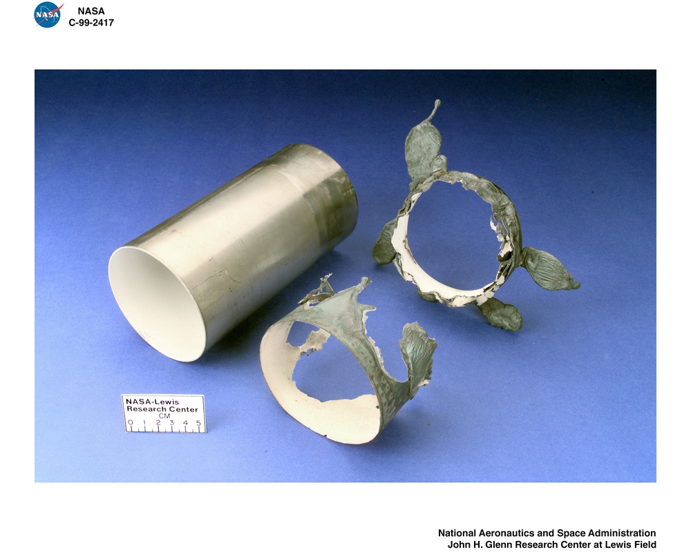 THERMAL GRADIENT RIG CERAMIC MATRIX COMPOSITE CYLINDERS