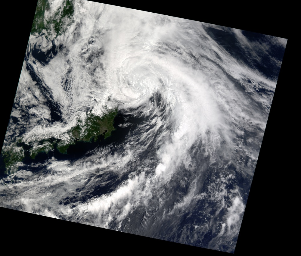 Typhoon Chataan off Japan: Natural Hazards