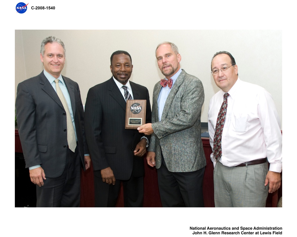 Presentation by the Center Director of a Thirty-Five Year Service Award