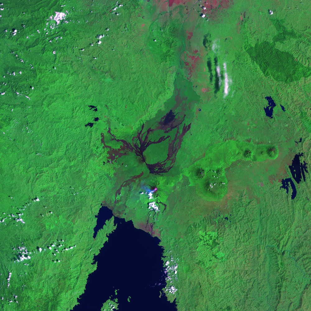 Nyamuragira and Nyiragongo: Image of the Day