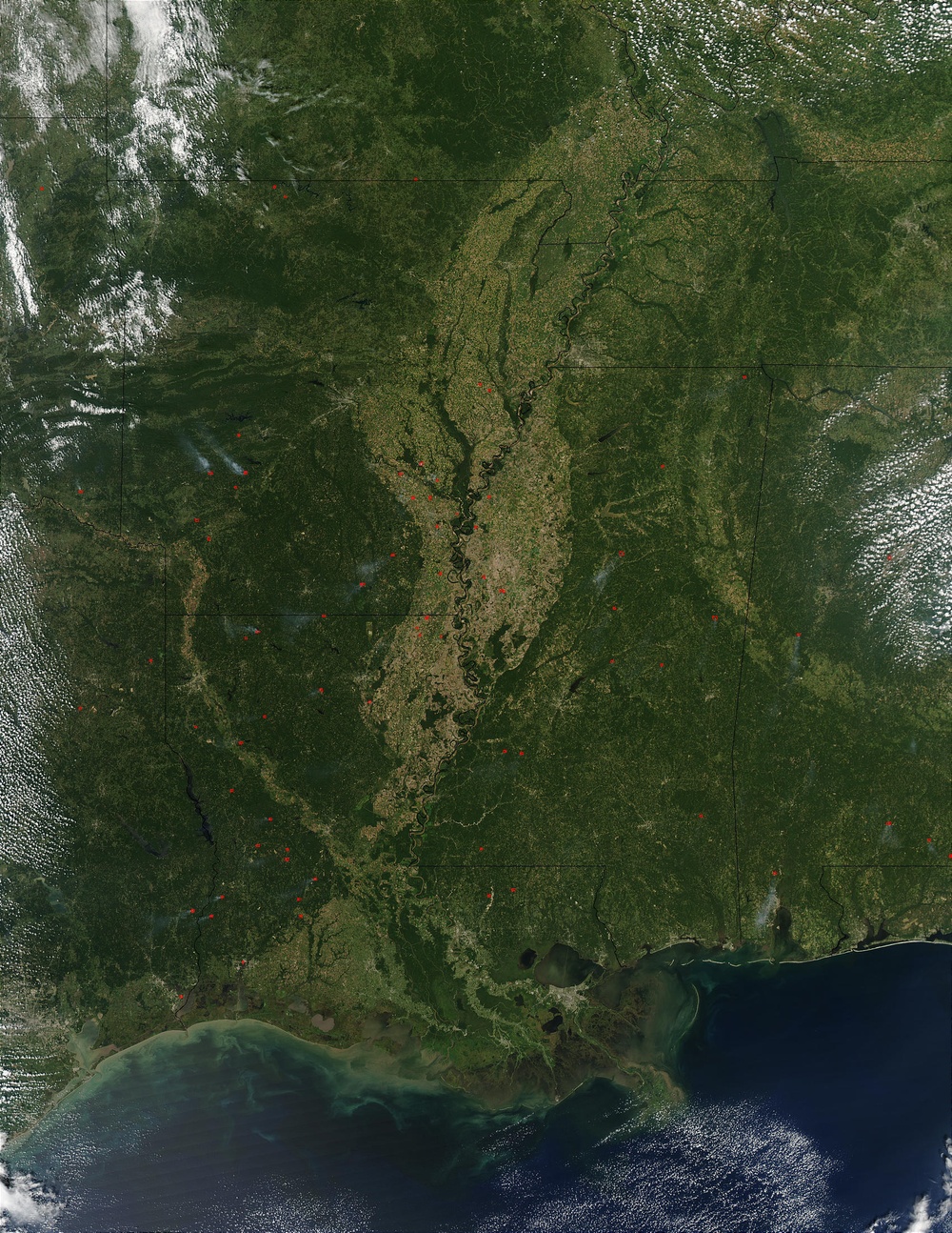 Fires in Mississippi Valley: Natural Hazards