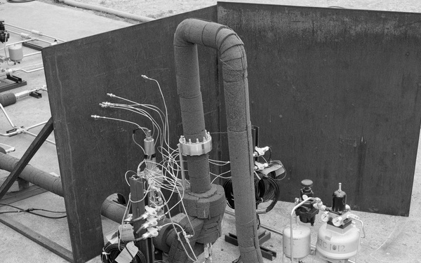 LIQUID OXYGEN LOX FLOW PROJECT AT THE F FACILITY AT NASA PLUM BROOK STATION