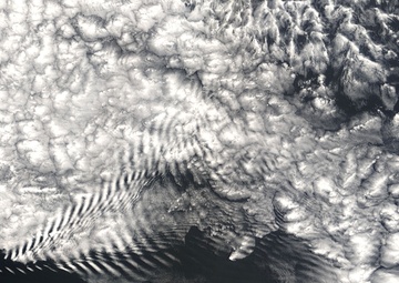 Wave Clouds Near Amsterdam Island: Image of the Day