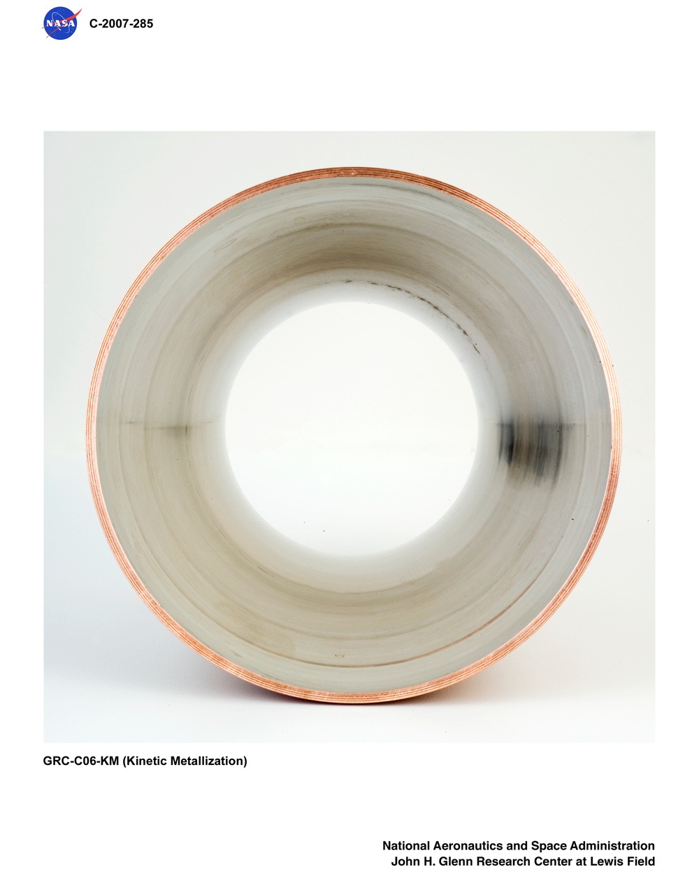 Machined Copper CGR-84 Thruster #GRC-C06-KM (Kinetic Metallization)