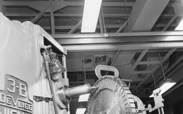 ROTOR ROCKET MOTOR AND IMPELLER IN MACHINE SHOP IN TSB