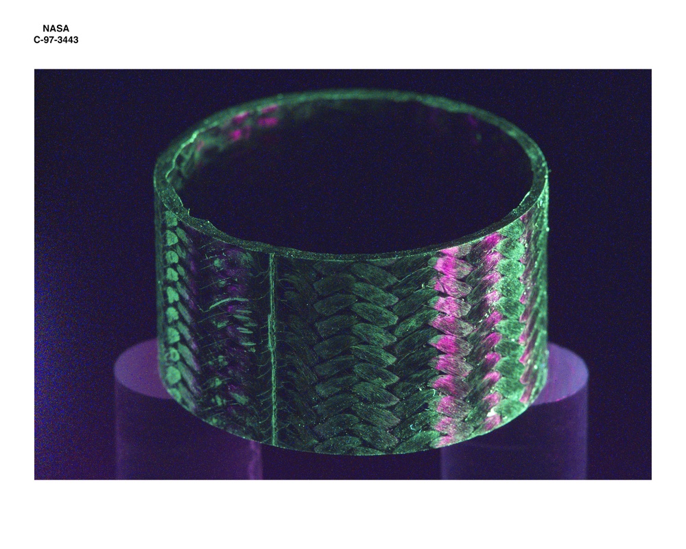 POLYMER MATRIX COMPOSITE BRAIDED TUBES DYE PENETRANT TESTING