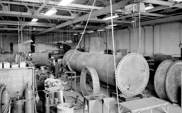 CROWDED CONDITIONS IN MACHINE SHOP ETC.