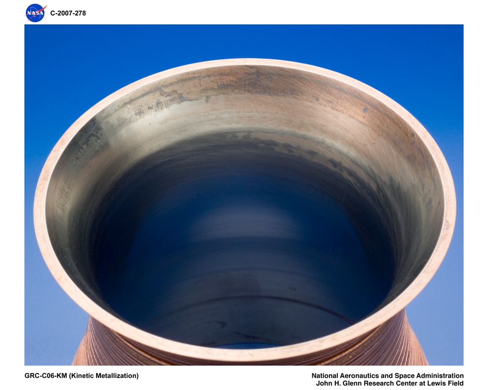 Machined Copper CGR-84 Thruster #GRC-C06-KM (Kinetic Metallization)