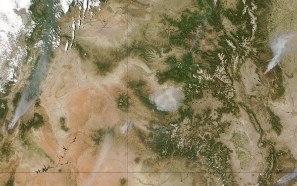 Wildfires Rage in Southwestern U.S.: Image of the Day