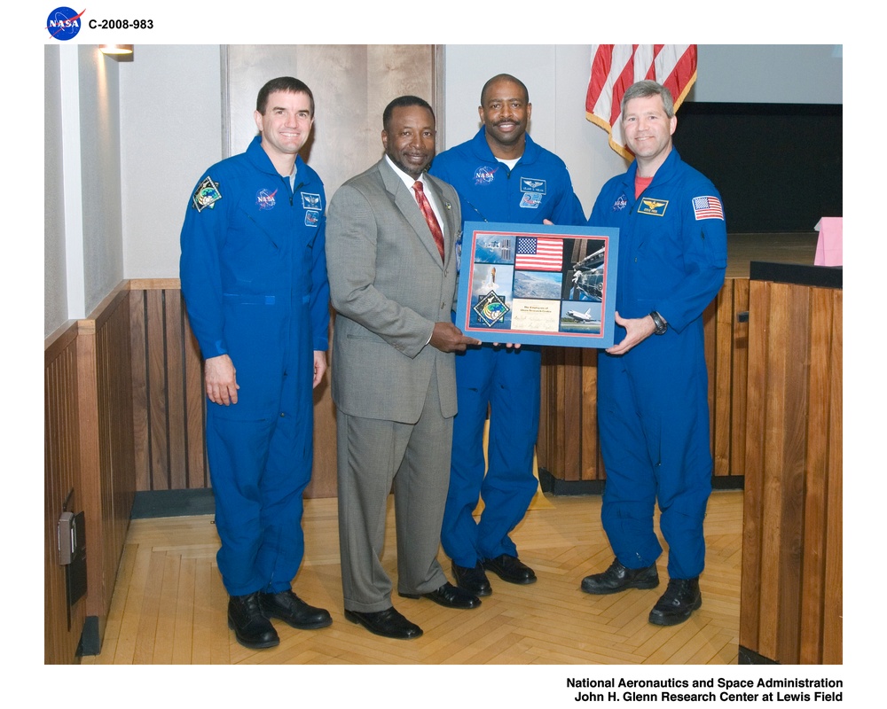 All Hands Meeting with STS-122 Crew Members