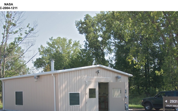Cryogenic Components Laboratory (CCL) Utility Building, under construction, utility building