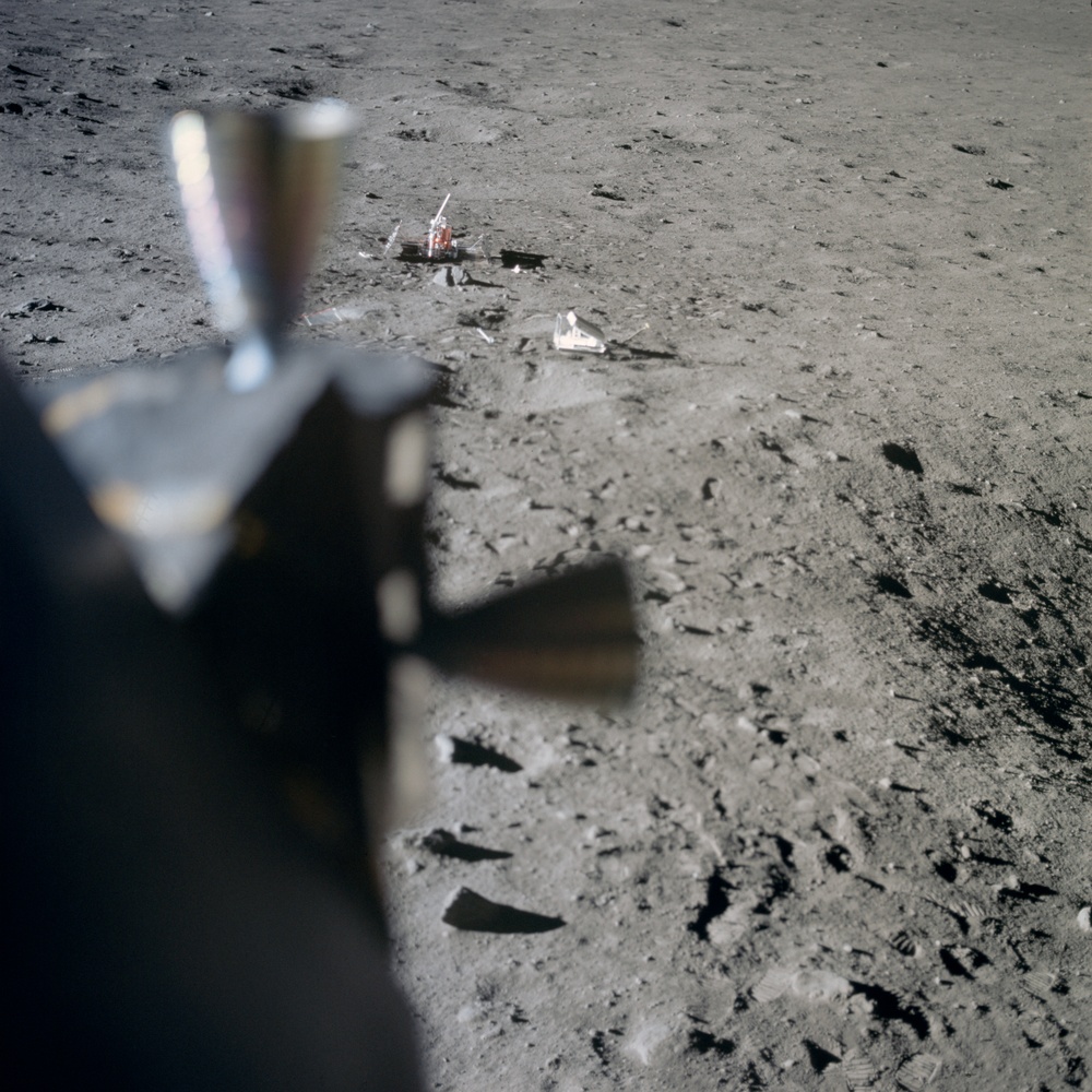 Apollo 11 Mission image - Lunar surface at Tranquility Base