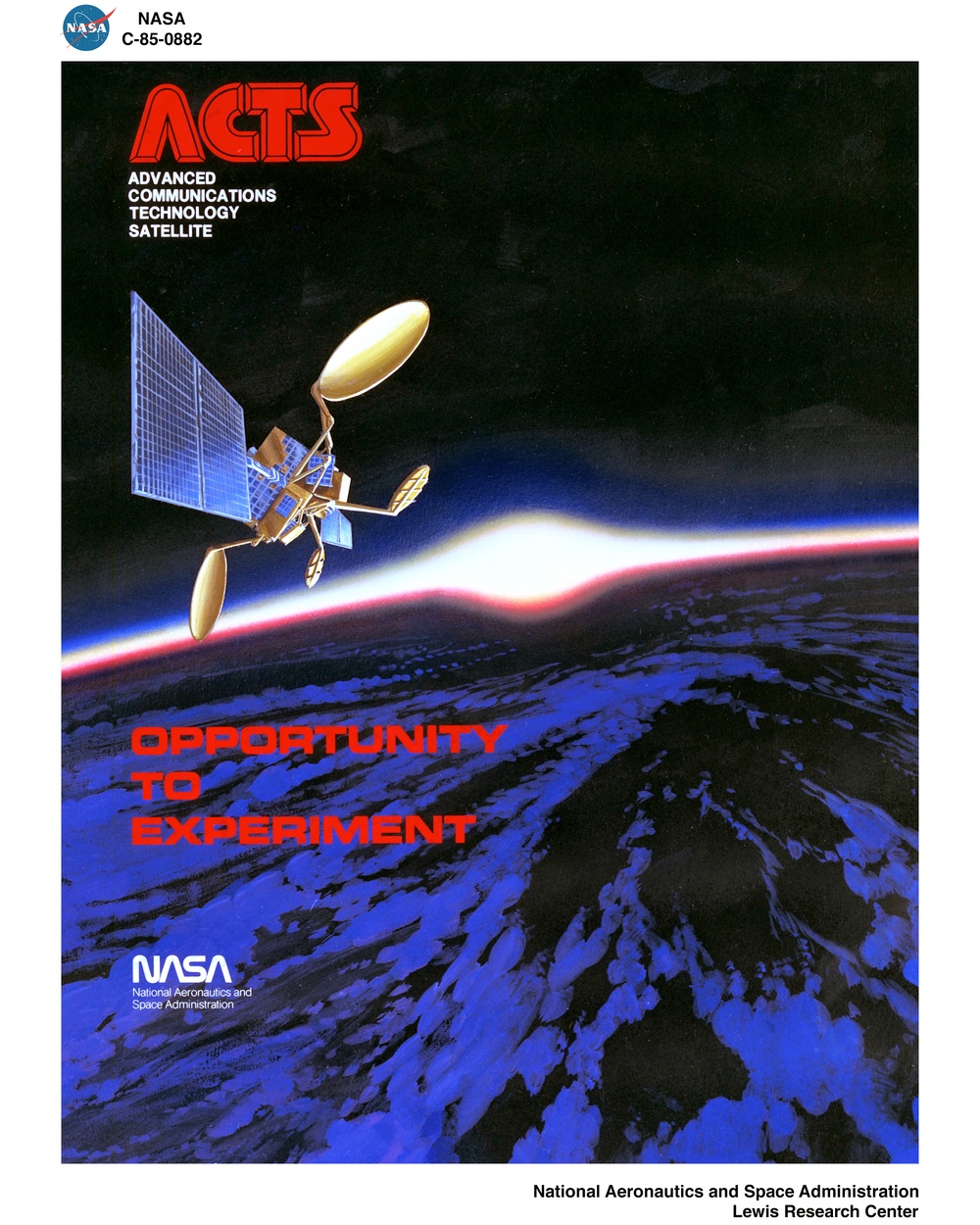 ADVANCED COMMUNICATION TECHNOLOGY SATELLITE ACTS OPP. TO EXPERIMENT