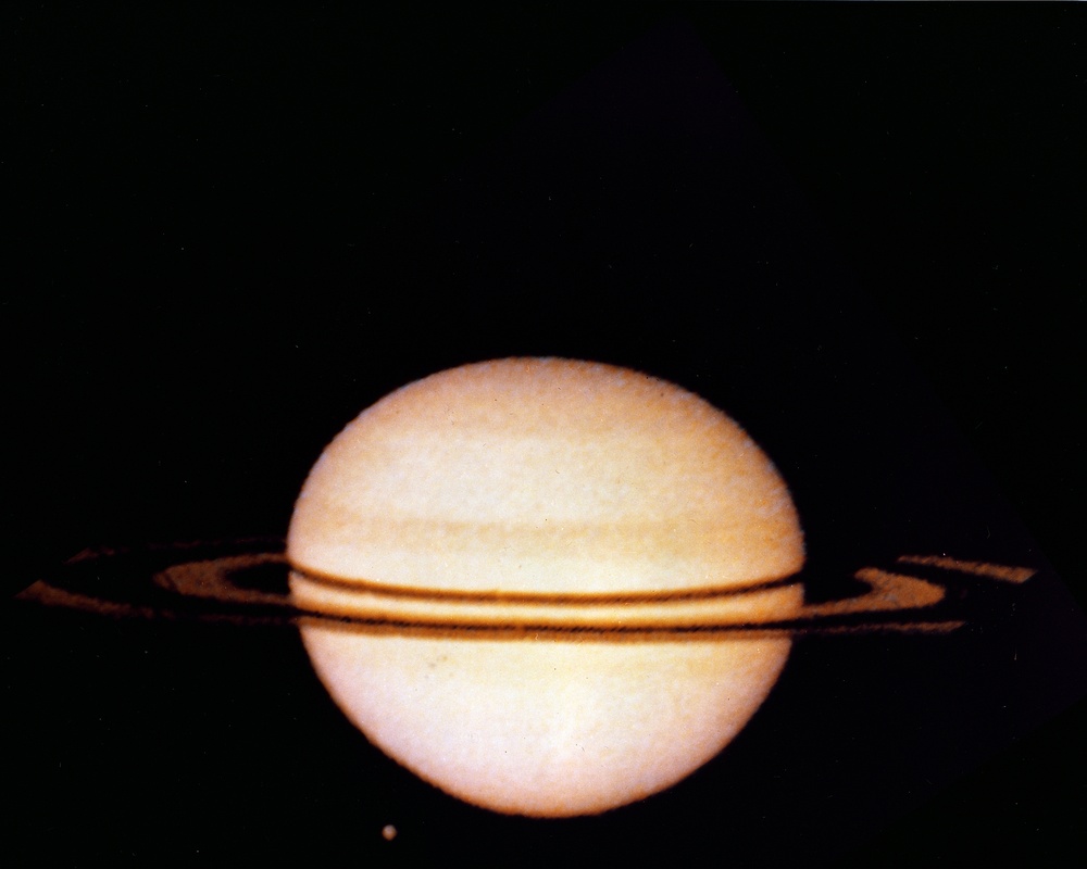 HQ TRANSPARENCIES OF VOYAGER I &amp; II SATURN &amp; JUPITER