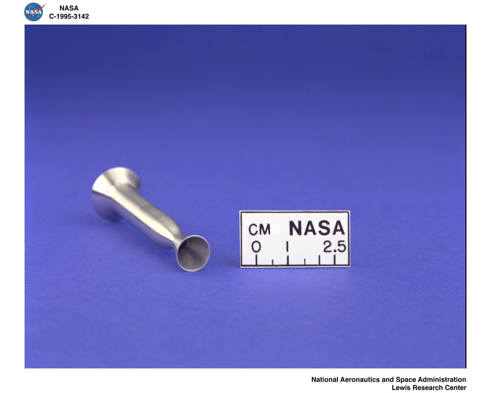 IRIDIUM LINER FOR NASA 5 LBF CLASS MATERIAL TEST CHAMBER IRIDIUM LINER FOR ATLANTIC RESEARCH CORPORATION 5 LBF CLASS ROCKET CHAMBER 25 LBF CLASS 75 HFC 25 TAC CERAMIC COMPOSITE ROCKET CHAMBER FROM REFRACTURY COMPOSITES INC.  PURCHASE ORDER C-551941-