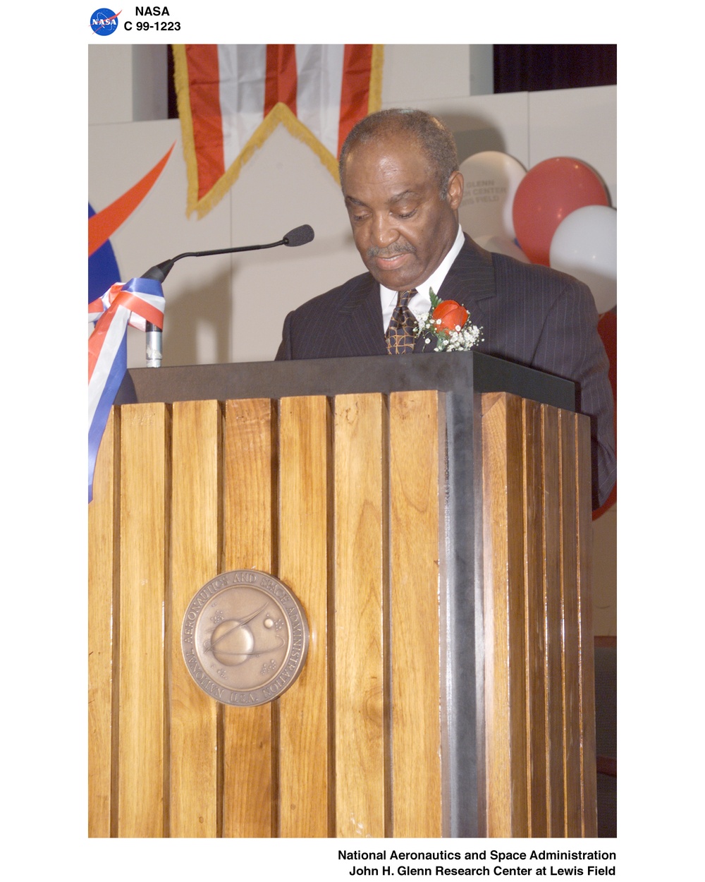 CENTER RENAMING EVENTS FROM NASA LEWIS RESEARCH CENTER TO JOHN H GLENN RESEARCH CENTER AT LEWIS FIELD