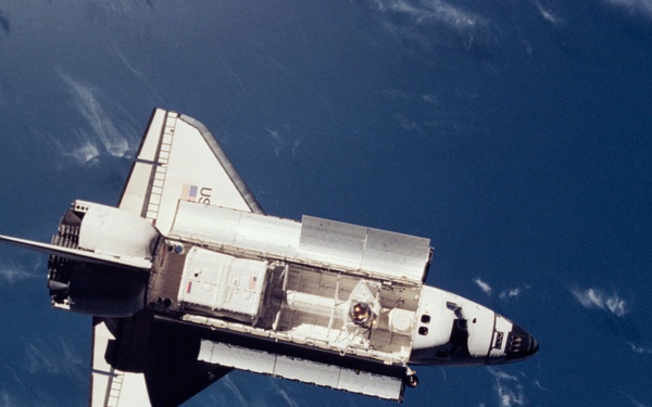 Endeavour, viewed from the Mir Space Station