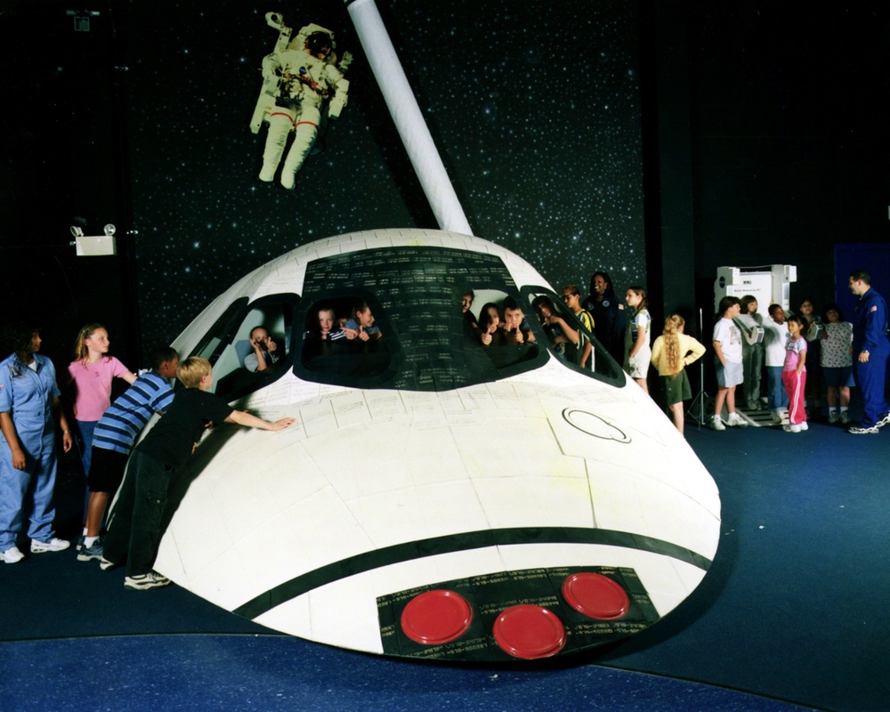 Space Shuttle Cockpit exhibit