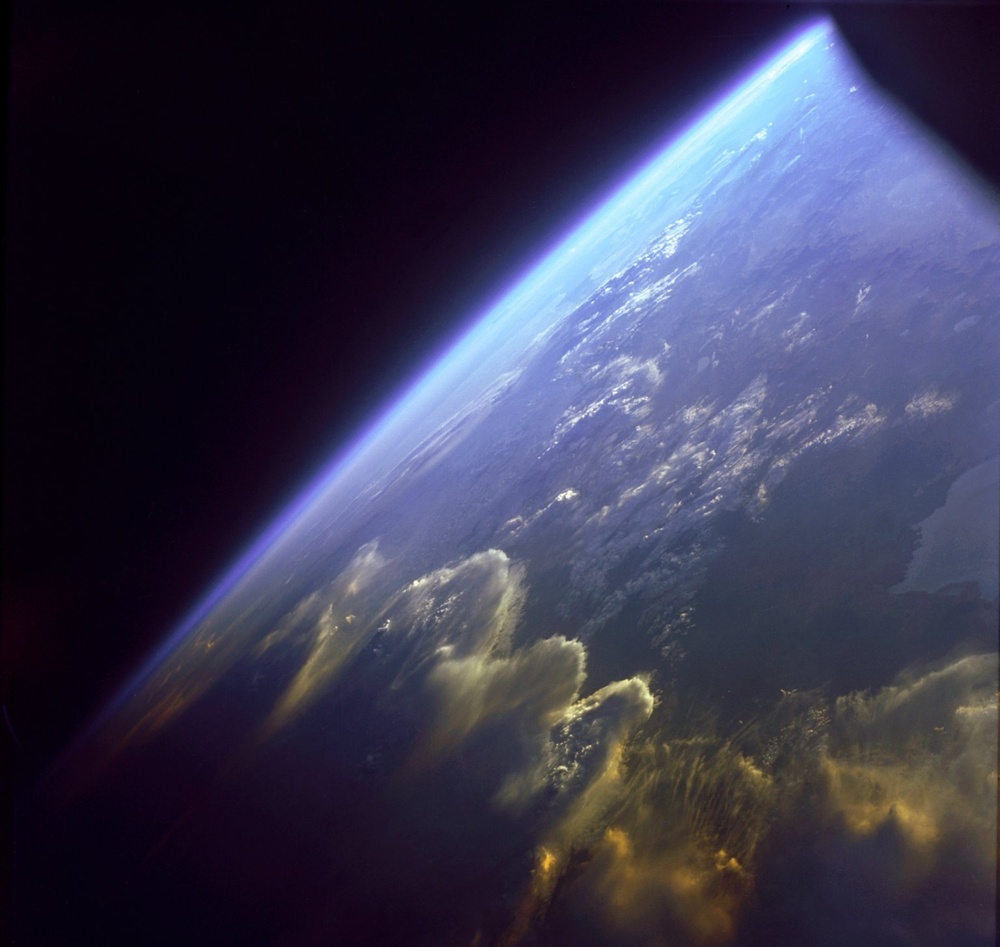 Andes Mountains as seen from Gemini 7