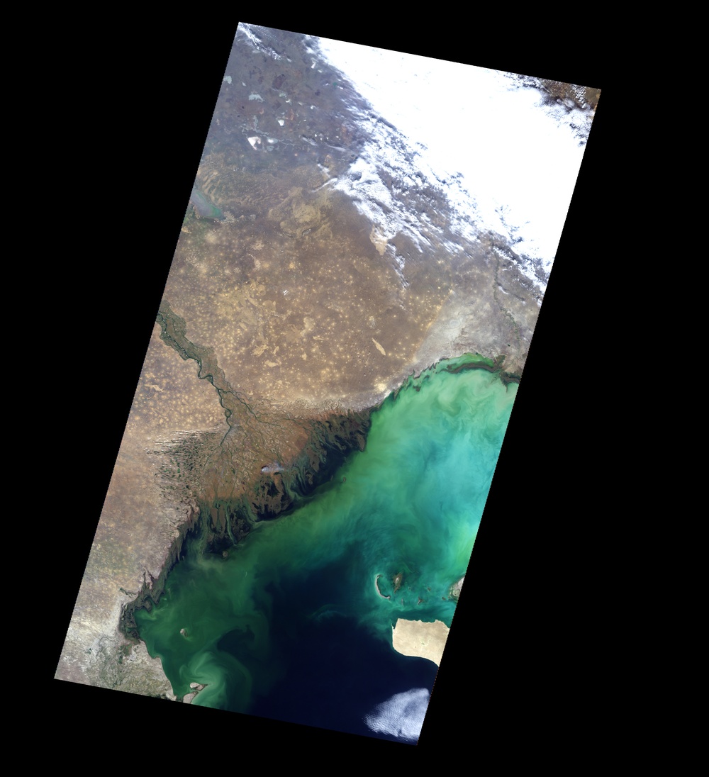 Volga Delta and the Caspian Sea: Image of the Day