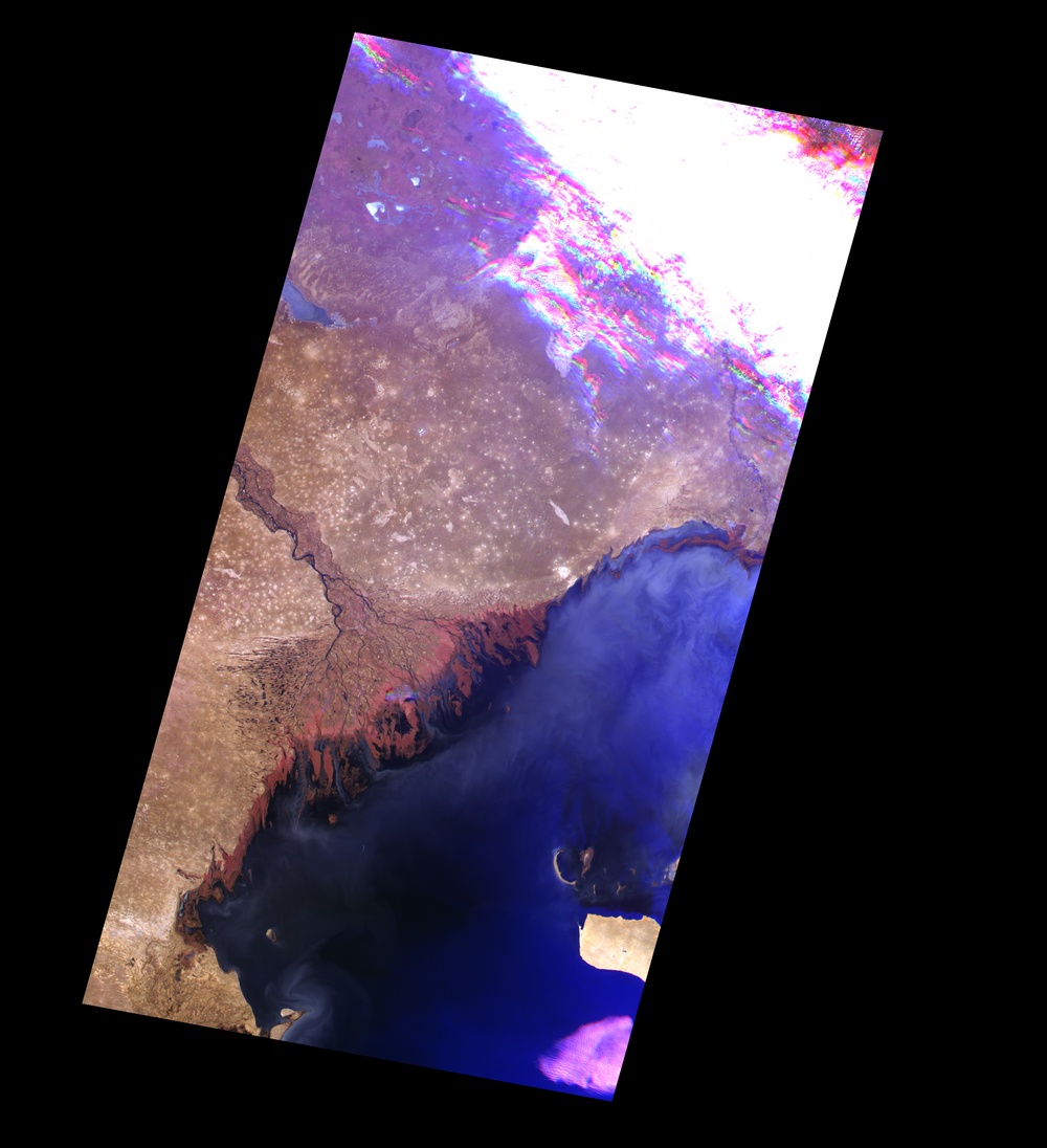 Volga Delta and the Caspian Sea: Image of the Day