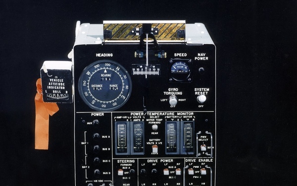 Lunar Roving Vehicle (LRV) Control Console