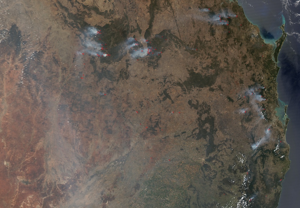 Fires in Queensland, Australia: Natural Hazards