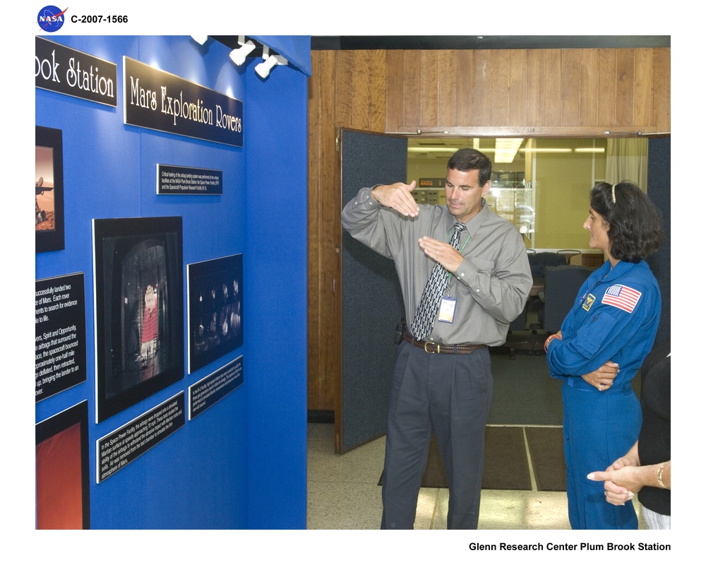 Visit to NASA Plum Brook Station by Astronaut Sunita Williams