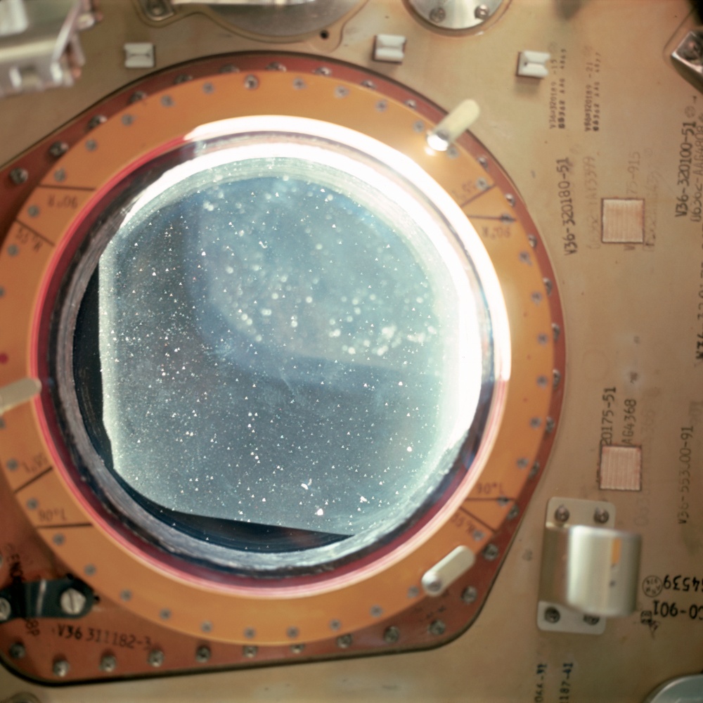 Apollo 9 Mission image - Docking Hatch Window