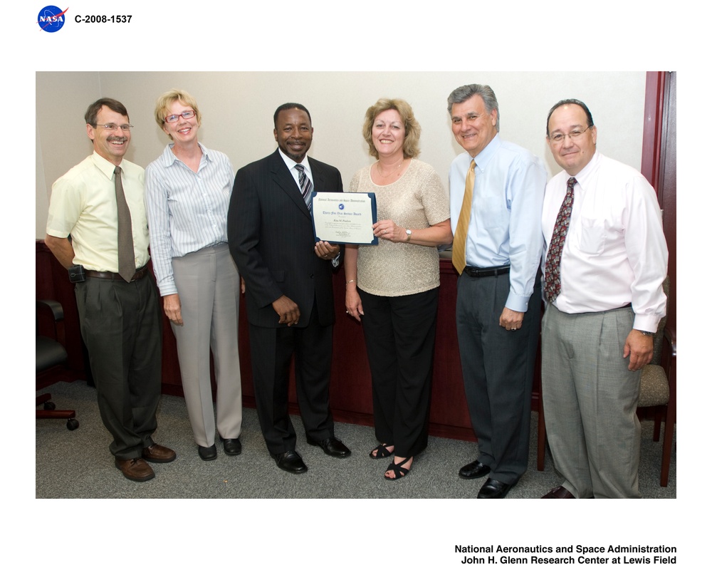 Presentation by the Center Director of a Thirty-Five Year Service Award