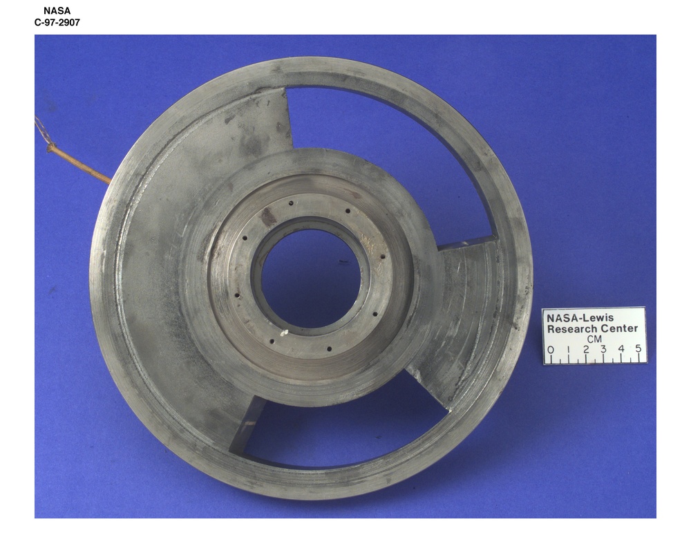DAMAGED WAVE ROTOR COMPRESSOR COMPONENTS