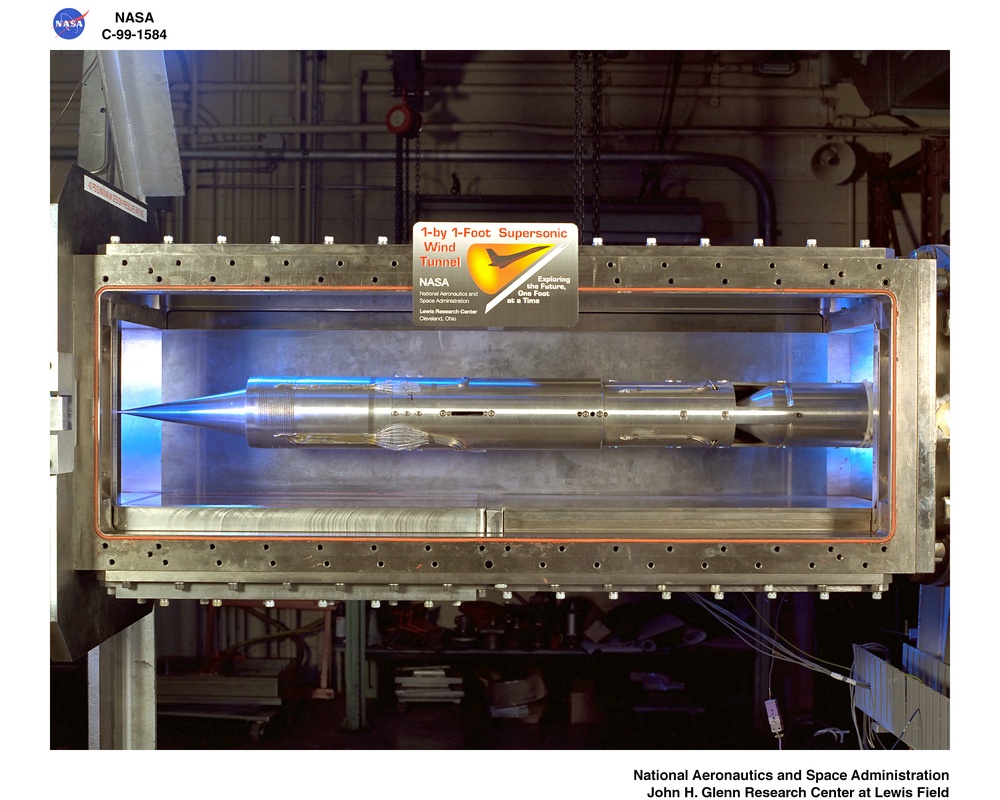 ATREX INLET MODEL IN 1X1 FOOT WIND TUNNEL