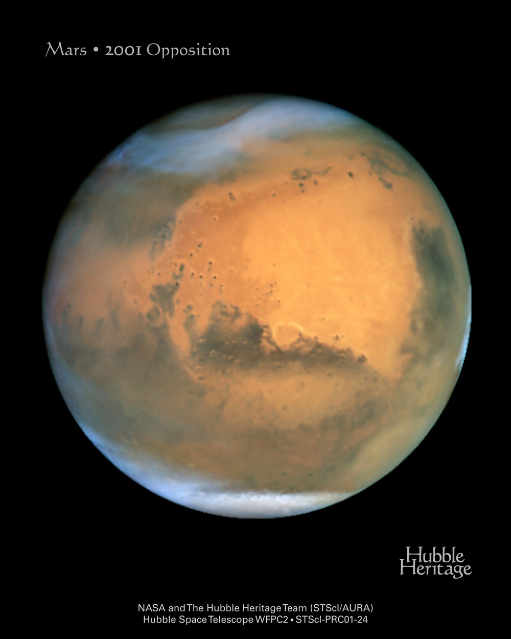 Sharpest, best ever HST image of Mars