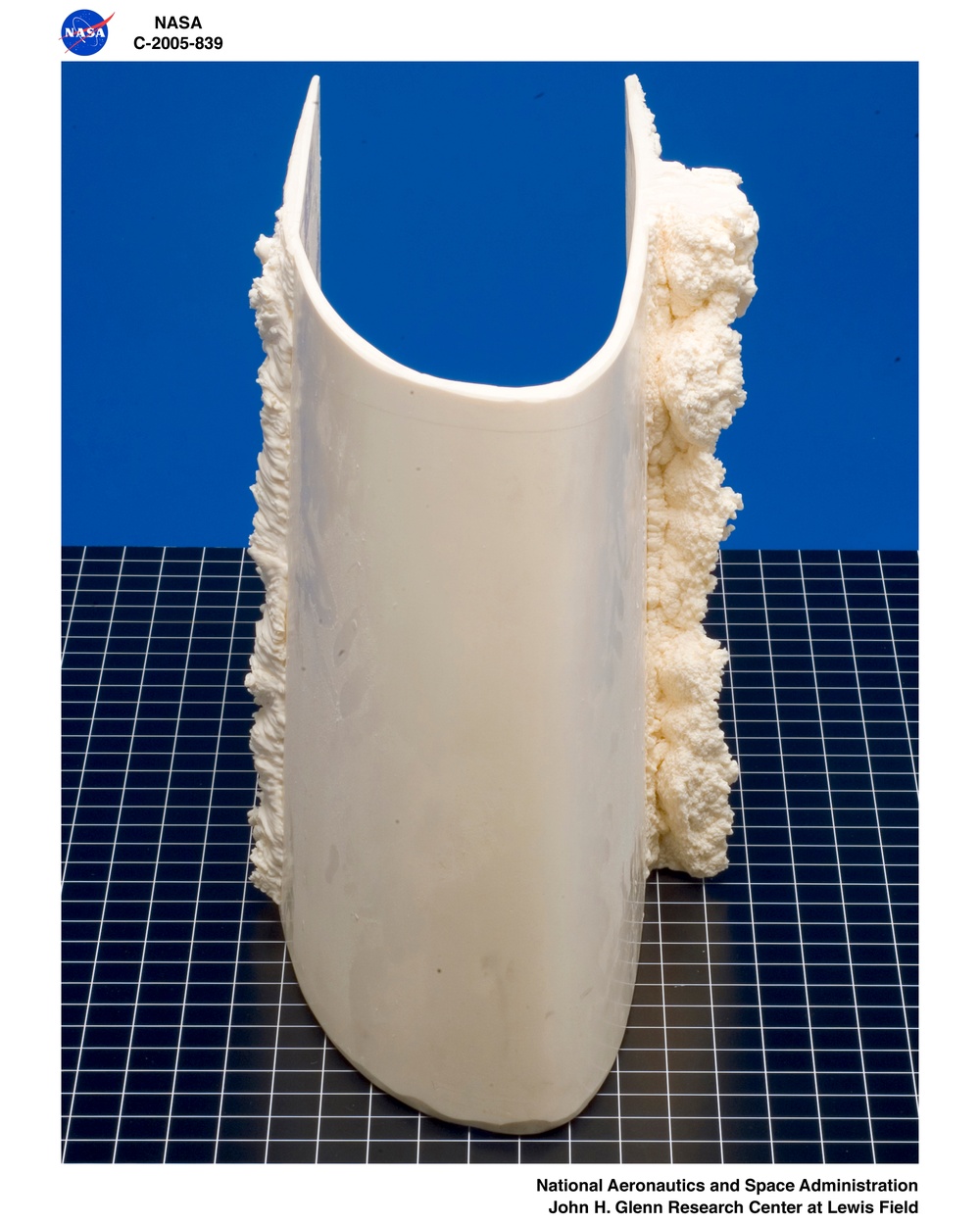 ice castings from wing sections ; wing section serial number - NG0641