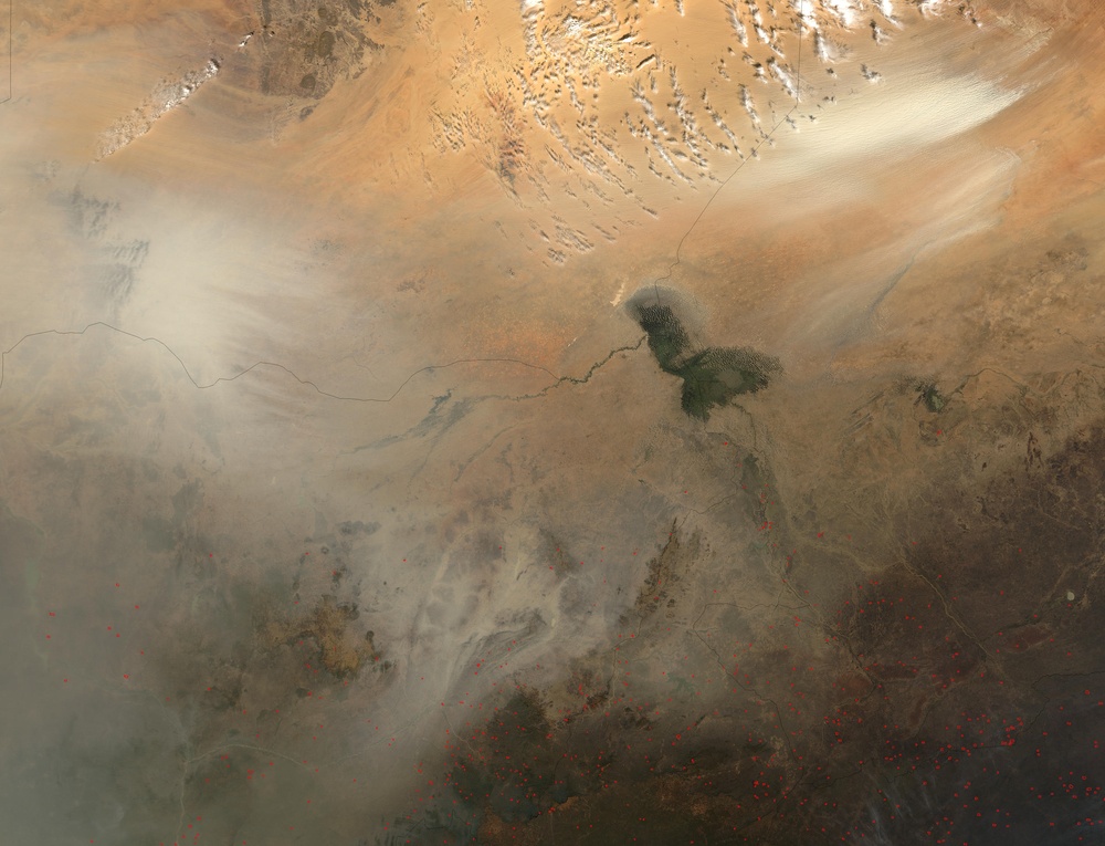 Dust Storms from Africa's Bodele Depression: Natural Hazards