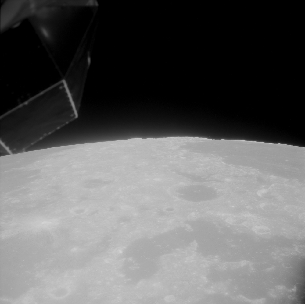 Apollo 11 Mission image - TO 66,partial coverage southeast of the Sea of Crisis