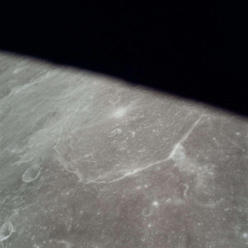 Apollo 17, View of moon,  Lobachevsky