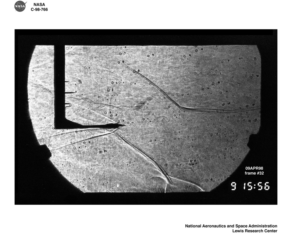 MARCH 25 1998 AND APRIL 2 1998 MACH 3.0 ROOF MACH 2.0 - 1.65 FLOOR AIR INJECTION WITH VARIOUS 25 DEGREE MINIATURE WEDGE PROBE LOCATIONS INTO MACH 4.3 - 4.4 SUPERSONIC WIND TUNNEL FLOW