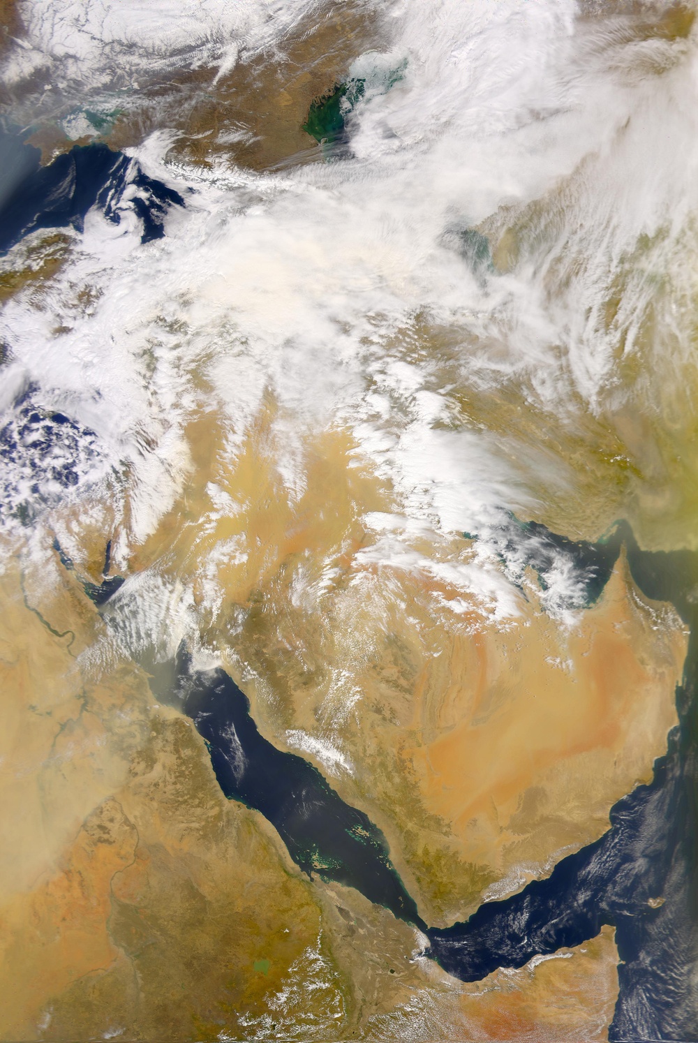Dust and Smoke over Iraq and the Middle East: Natural Hazards