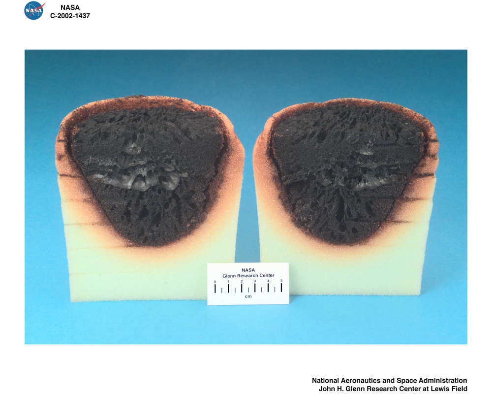 MICROGRAVITY SMOLDERING COMBUSTION POST FLIGHT SAMPLES - STS 105 AND STS 108