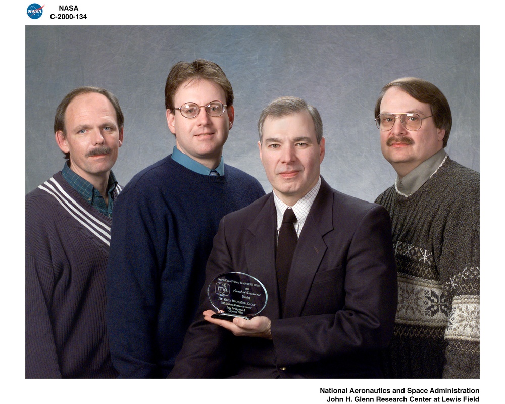 OHIO INTERNATIONAL TELEVISION AND VIDEO FESTIVAL AWARD WINNERS FROM THE IMAGING TECHNOLOGY CENTER ITC KEVIN BURKE - BILL FLETCHER - GARY NOLAN - EMERY ADANICH FOR THE VIDEO ENTITLED   ICING FOR REGIONAL AND CORPORATE PILOTS