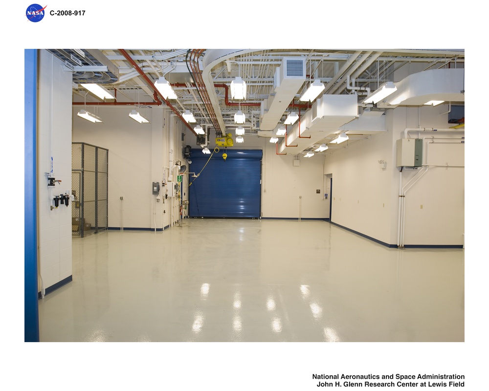 Shop area of the Altitude Combustion Stand