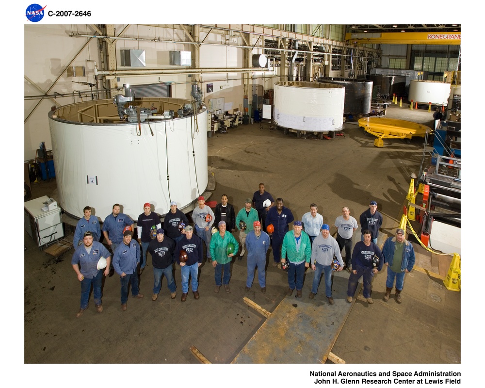 Ares 1-X group photo of the welders