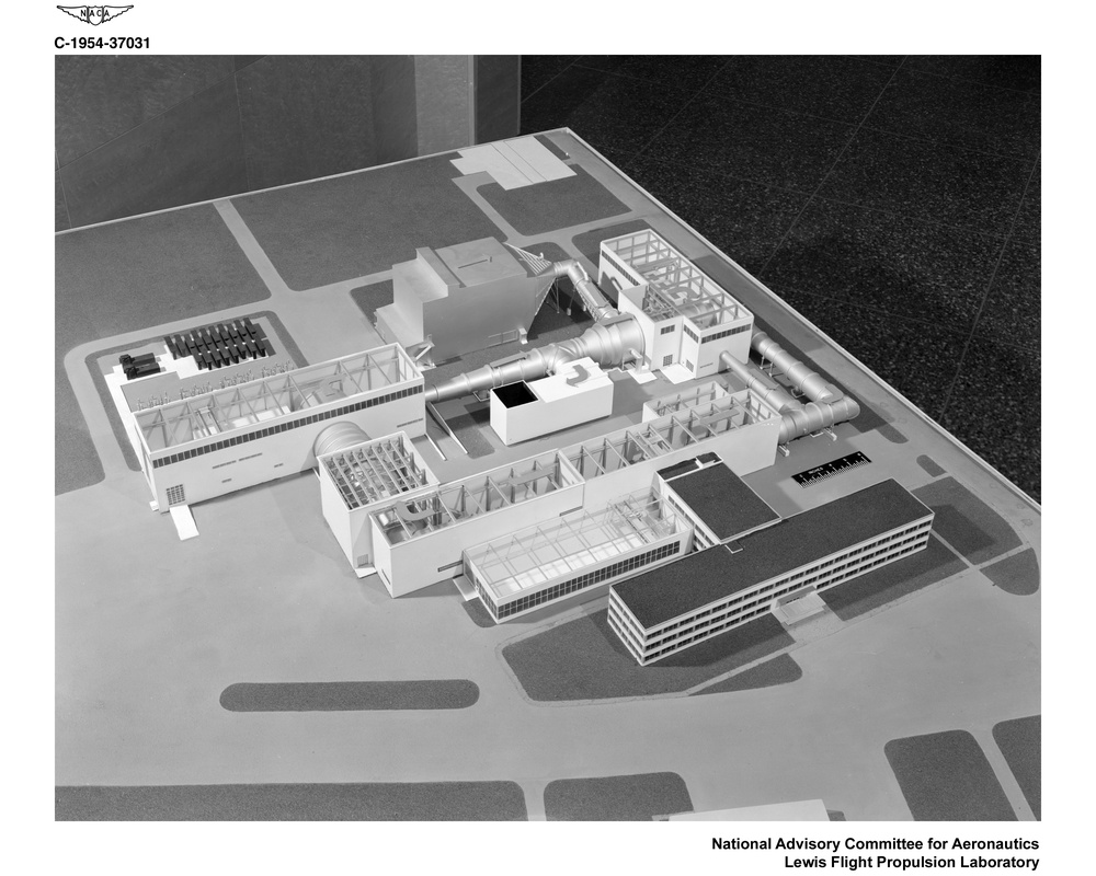 MODEL OF LEWIS UNITARY PLAN LUPA TUNNEL BUILDING GROUP