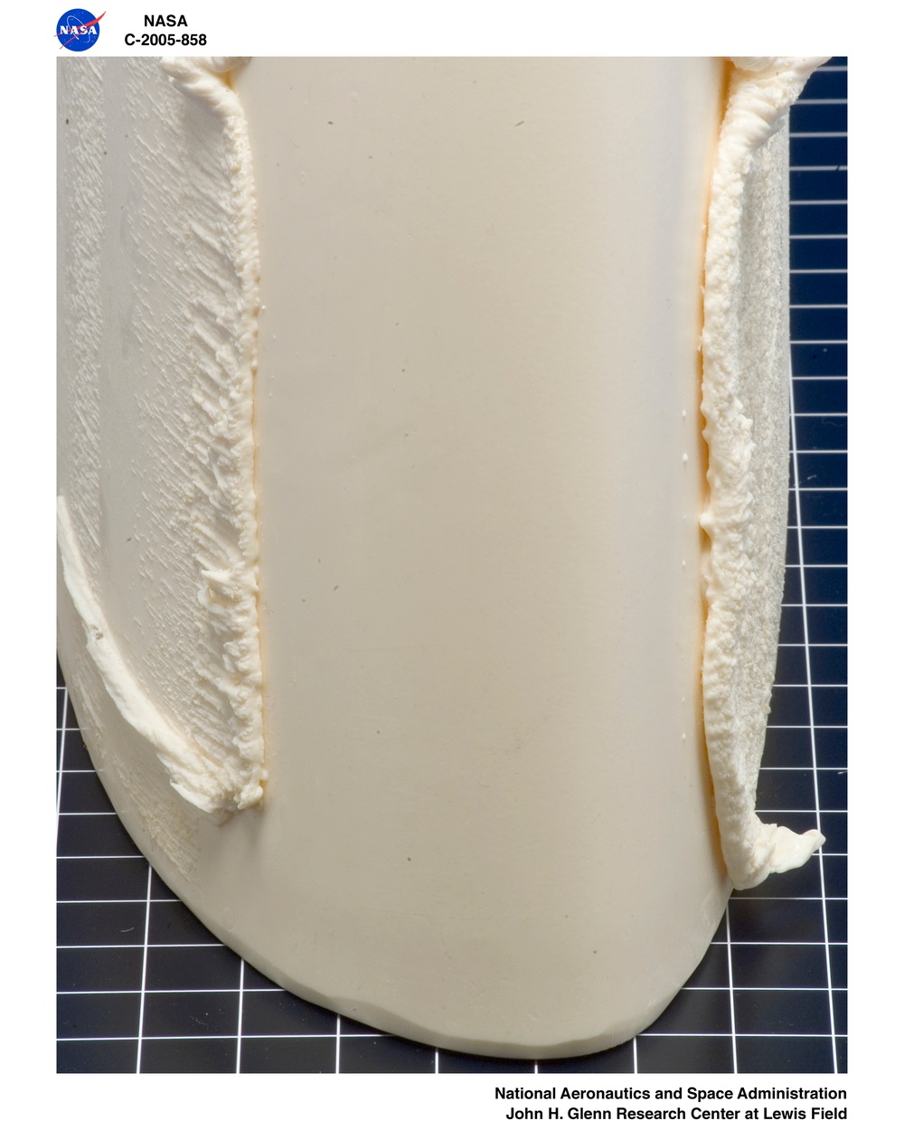 ice castings from wing sections ; wing section serial number - NG0655