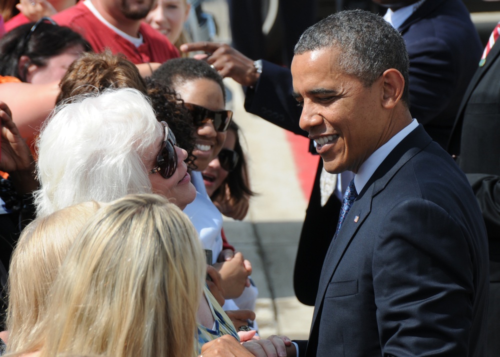 President Obama visits Mansfield, Ohio