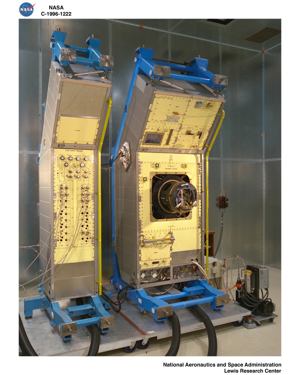 COMBUSTION MODULE 1 CM-1 RACKS IN ELECTROMAGNETIC INTERFERENCE ROOM