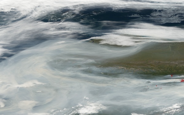 OMI Sees the Soot Within Smoke: Image of the Day