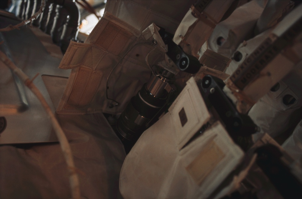 Ammonia symetrics QDs for the TCS on the Z-1 truss taken during Expedition Four EVA 3